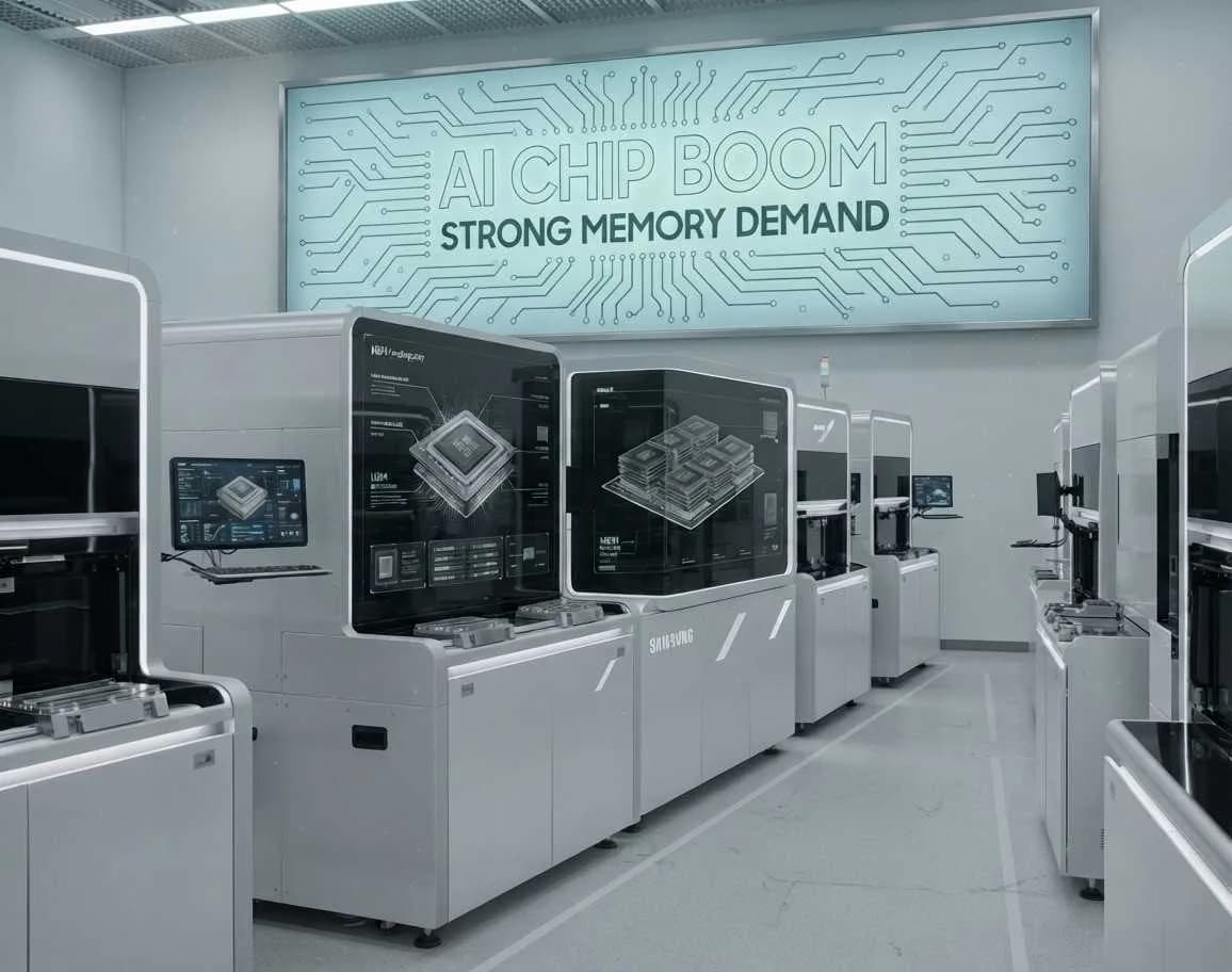 Samsung Expects 1,800% Profit Leap on AI Chip Boom