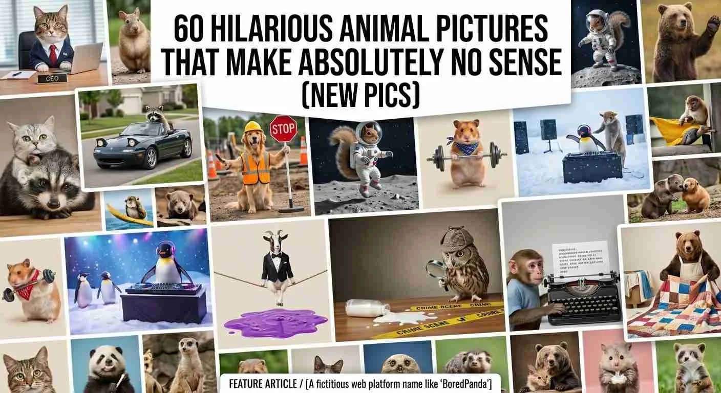 60 Hilarious Animal Pictures That Make Absolutely No Sense (New Pics)