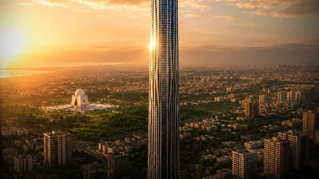 Pakistan Plans 941-Foot Burj-e-Quaid Tower in Karachi