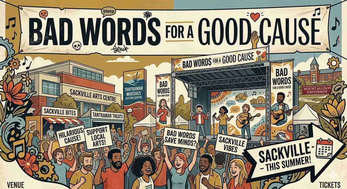 Bad Words for a Good Cause coming to Sackville