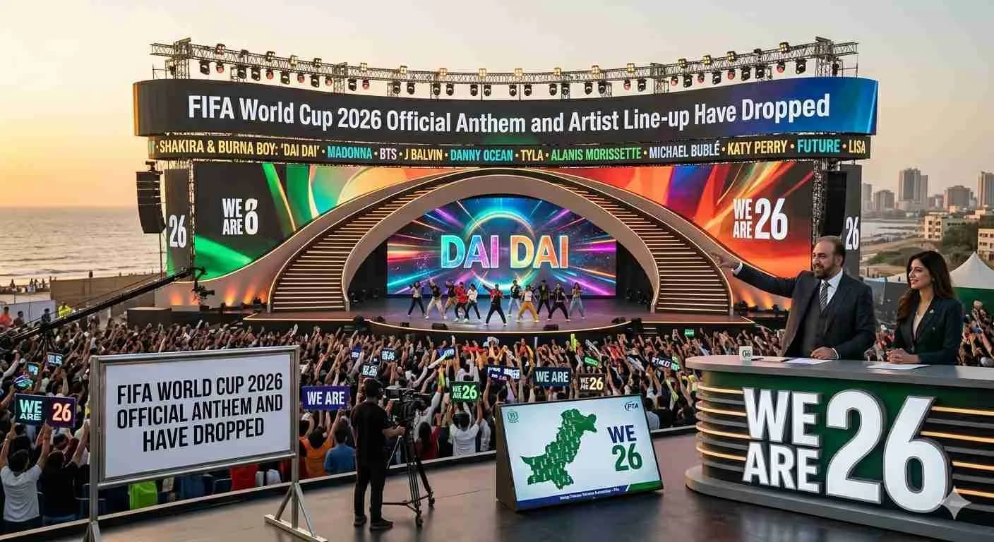 FIFA World Cup 2026 official anthem and artist line-up have dropped