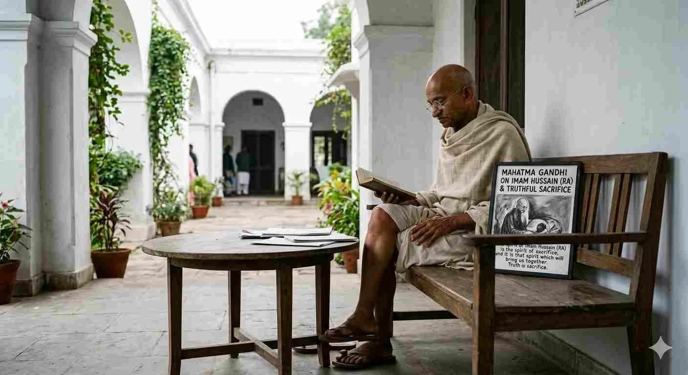 Gandhi on Imam Hussain RA: What the Father of Non-Violence Really Said About the Sacrifice of Karbala