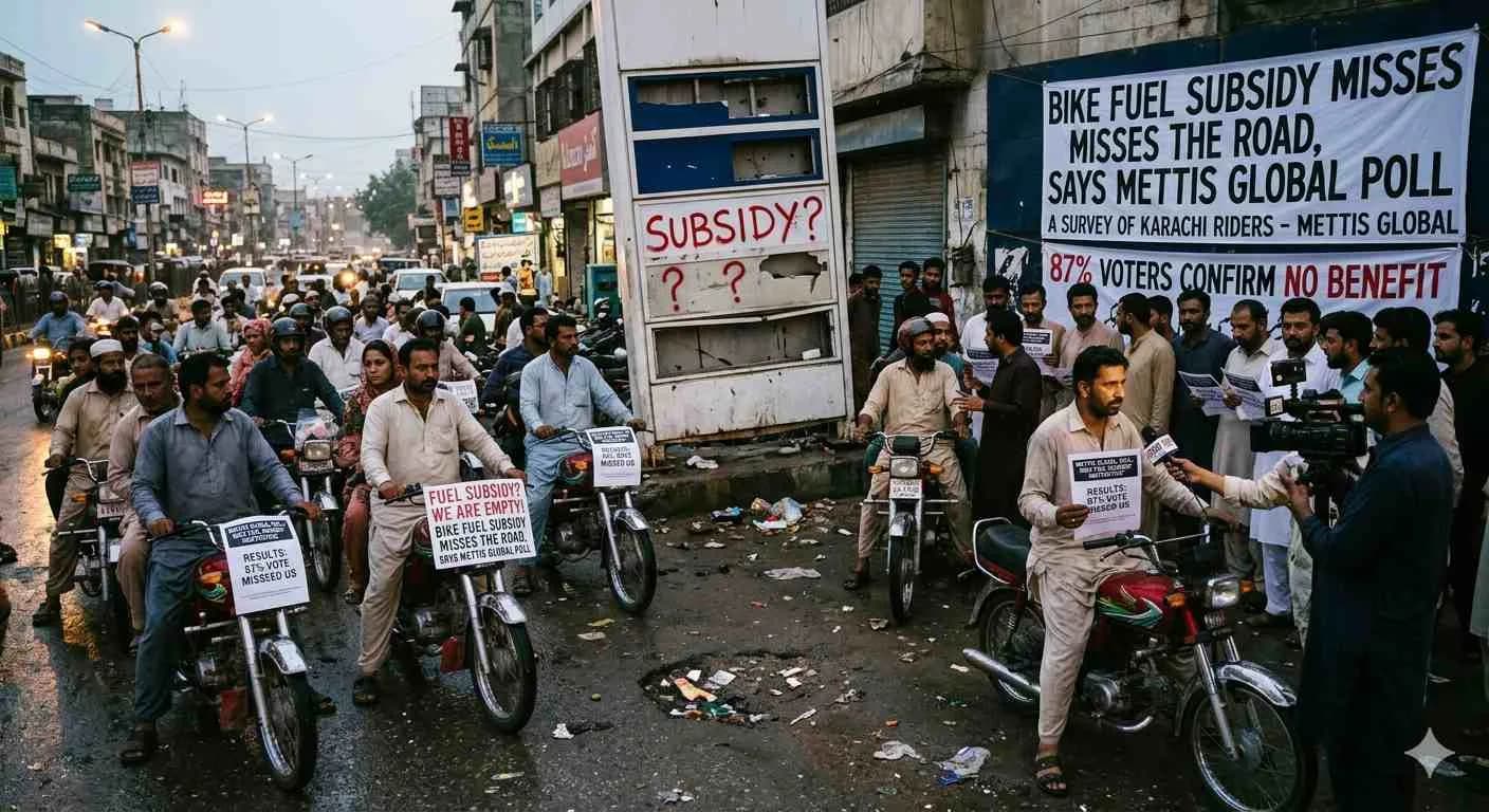 Bike fuel subsidy misses the road, says Mettis Global poll