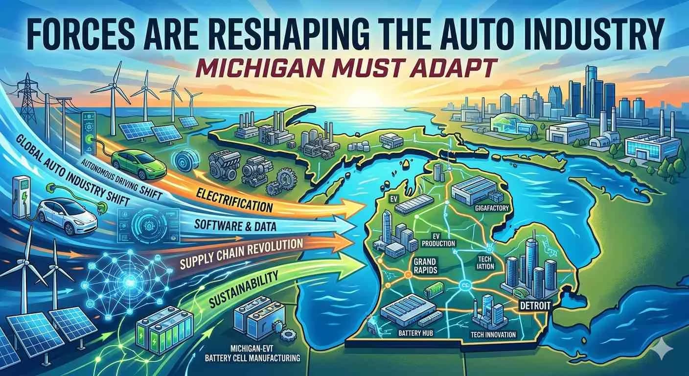 Forces Are Reshaping the Auto Industry – Michigan Must Adapt