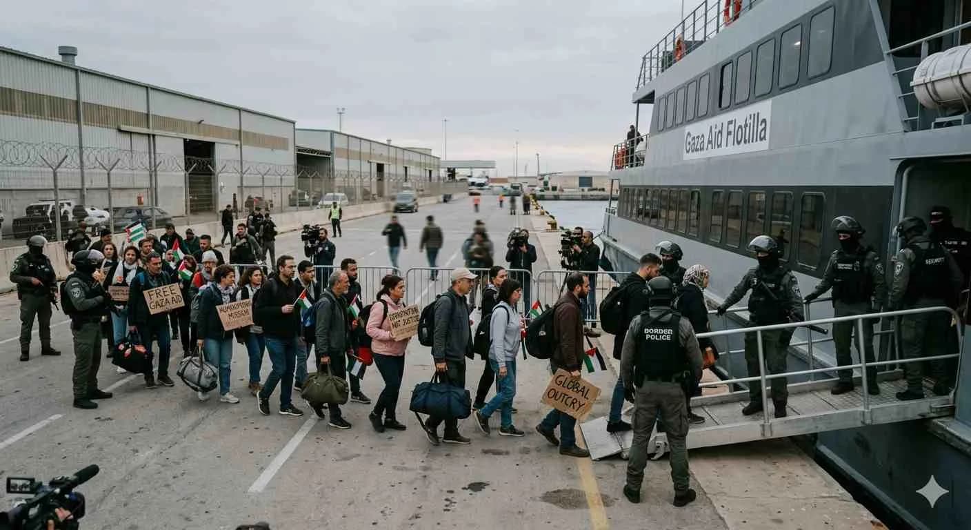 Israel deports hundreds of Gaza aid flotilla activists amid global outcry