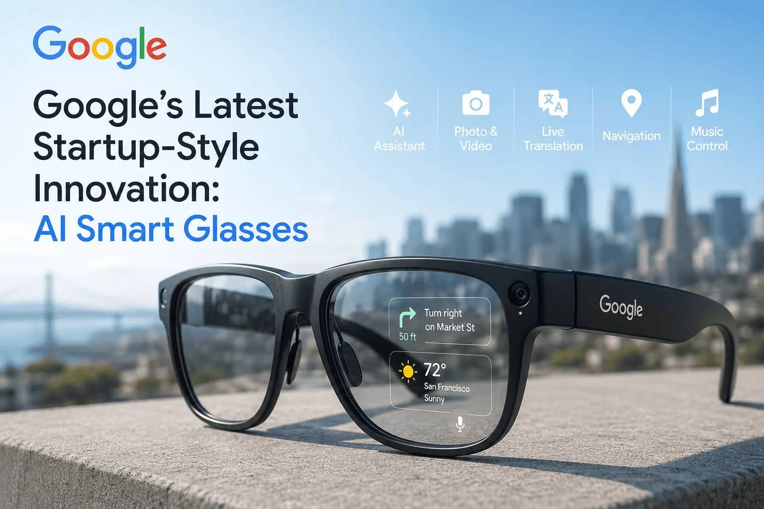 Google’s Latest Startup-Style Innovation: AI Smart Glasses