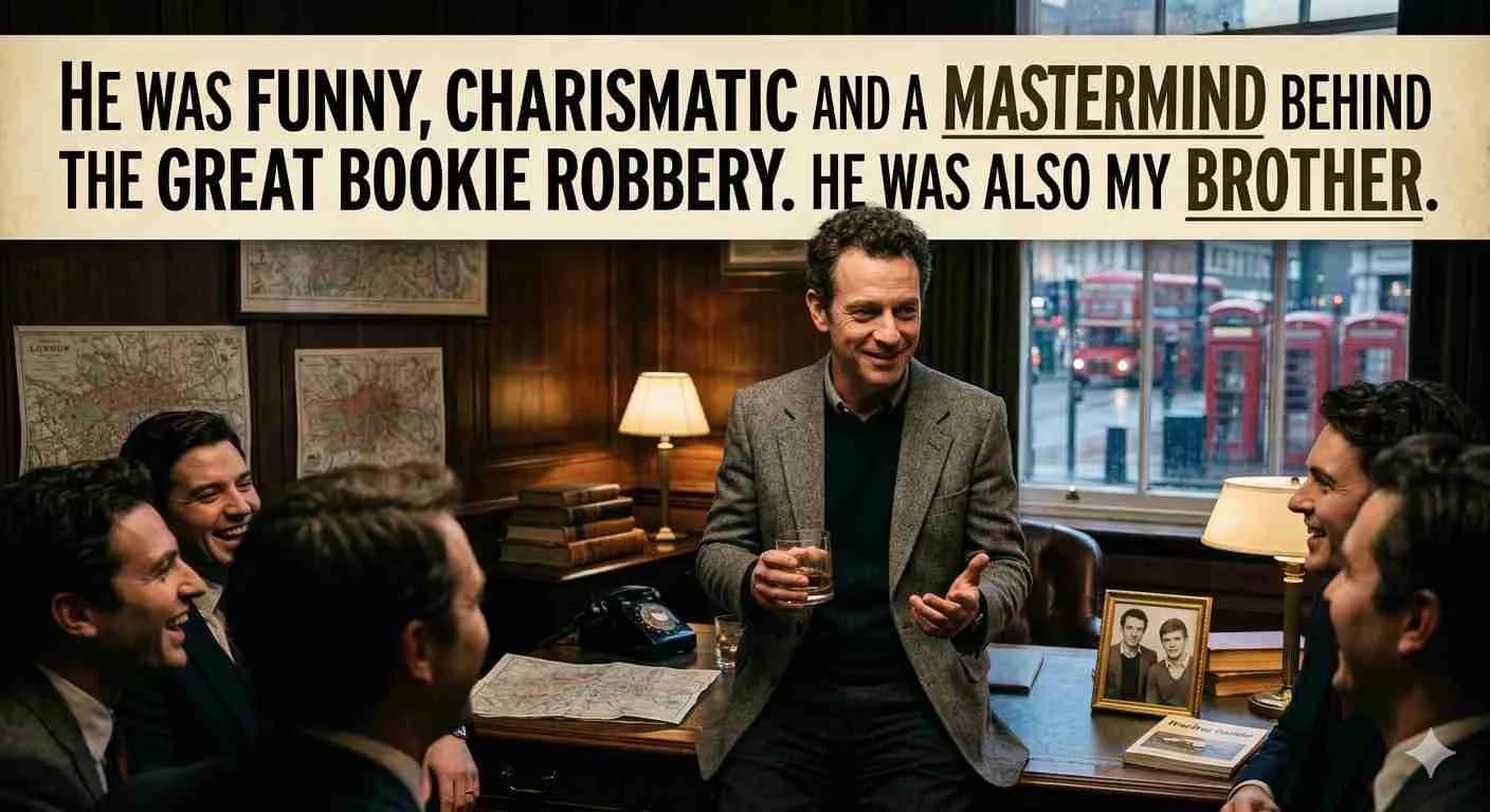 He was funny, charismatic and a mastermind behind the Great Bookie Robbery. He was also my brother