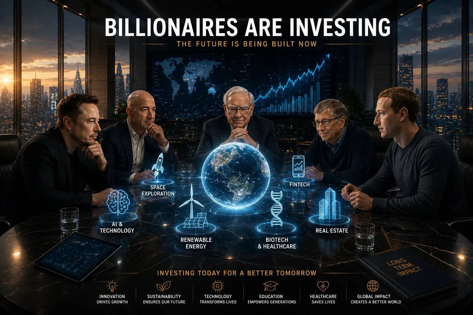 How Billionaires Are Investing In The Future