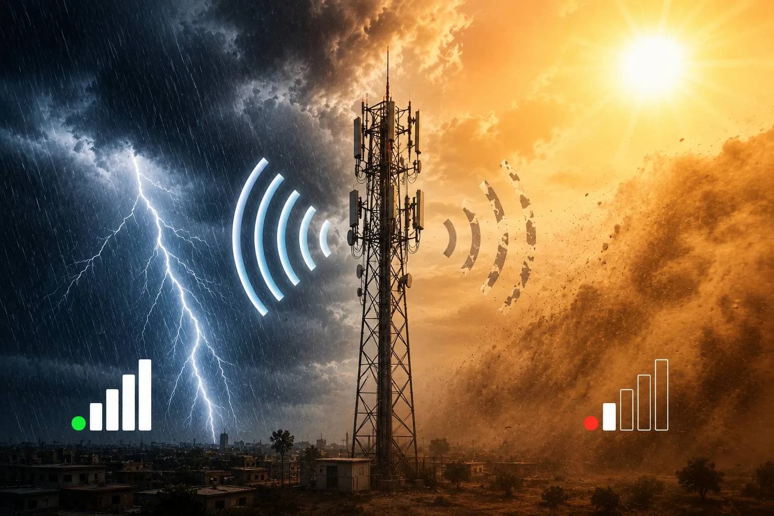 How Rain, Heatwaves, And Dust Storms Affect Mobile Signals