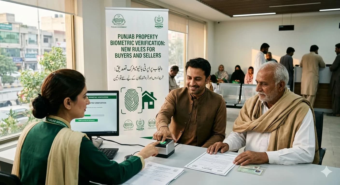 Punjab Property Biometric Verification: New Rules for Buyers and Sellers