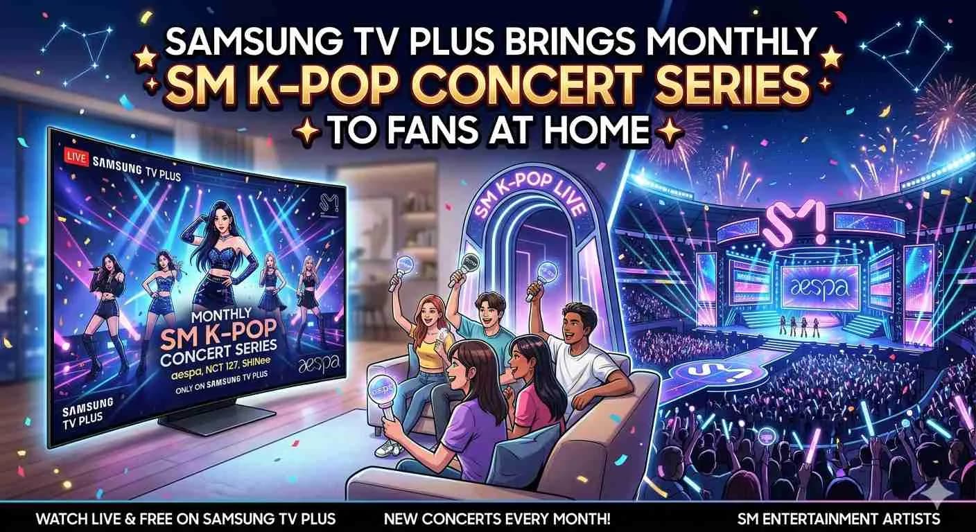 Samsung TV Plus Brings Monthly SM K-Pop Concert Series to Fans at Home