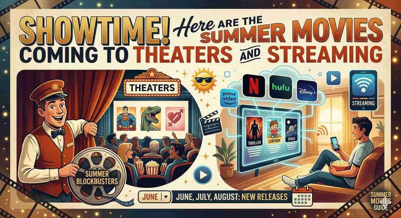 Showtime! Here are the summer movies coming to theaters and streaming