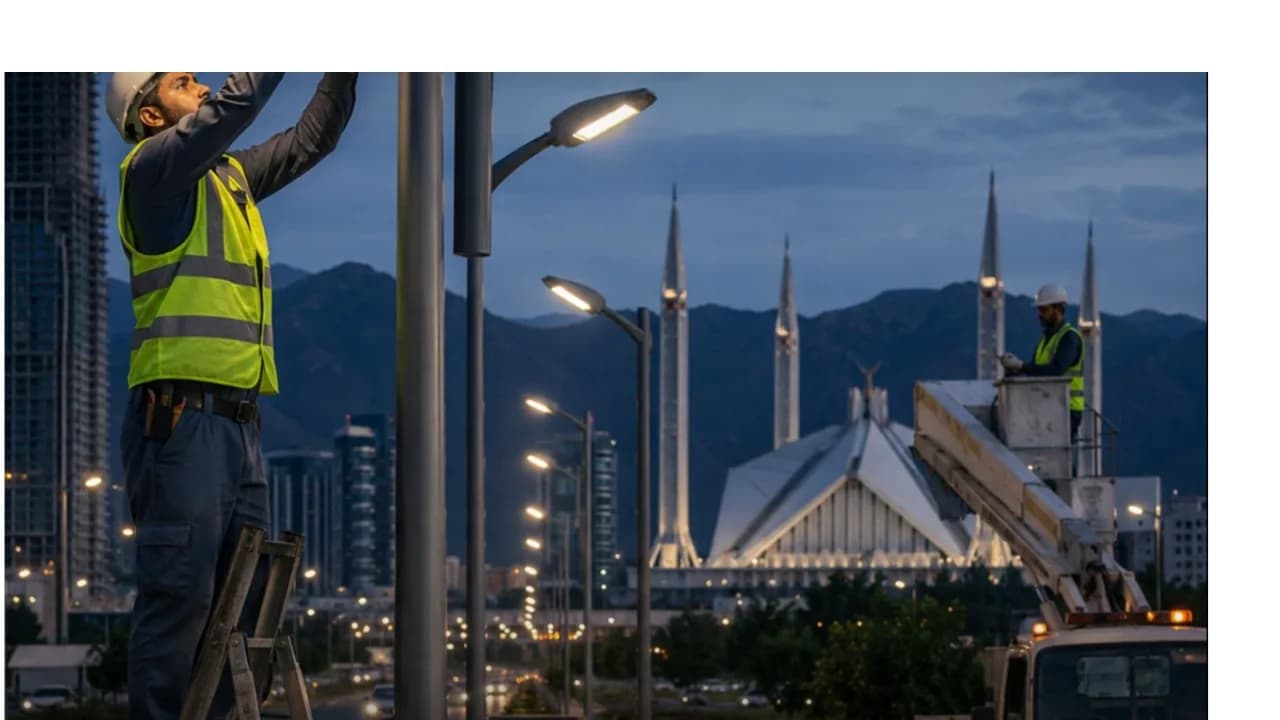 Smart Lighting Boosts Pakistan City Safety & Tech