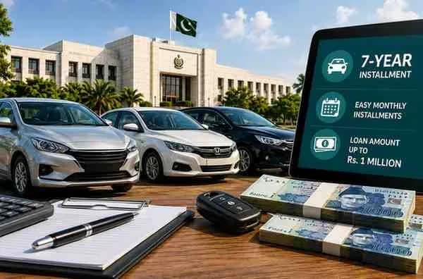 Govt Introduces 7-Year Car Installment Scheme With Loans Up To Rs. 10 Million