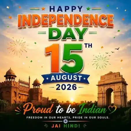 Happy Independence Day GIF 2026 – Free Animated GIFs for WhatsApp & Instagram