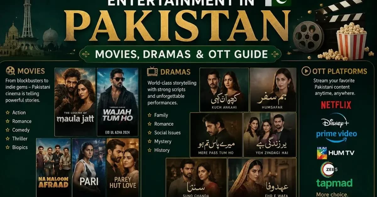 Entertainment in Pakistan: Movies, Dramas & OTT Guide