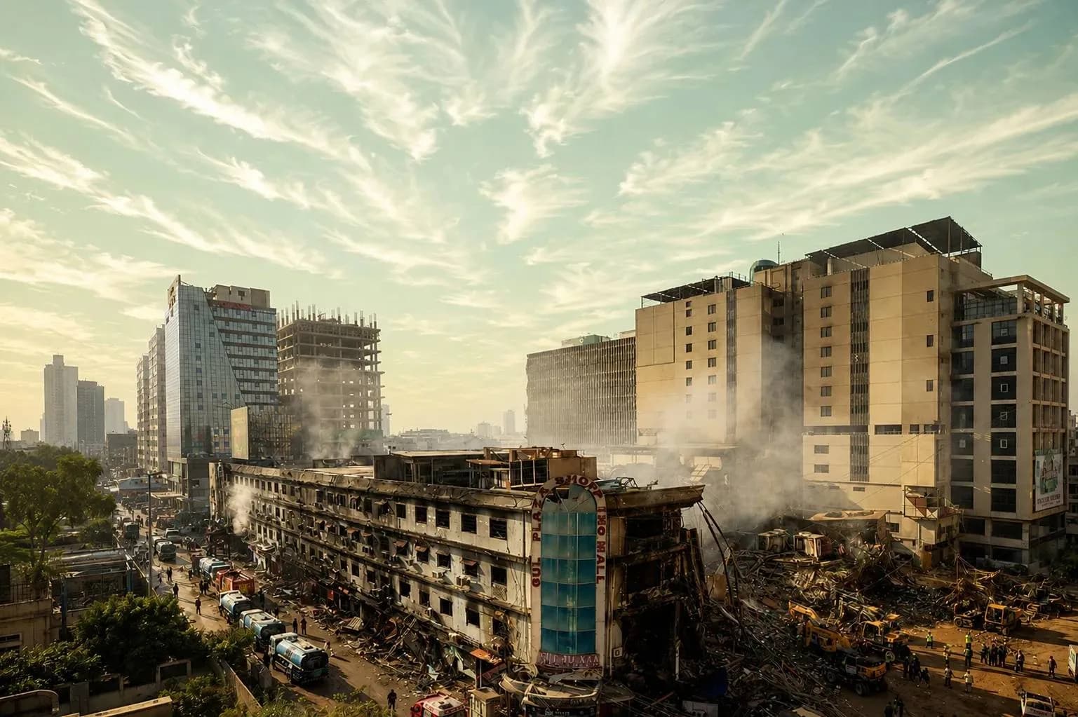 Gul Plaza Fire Investigation: Police Name Suspects