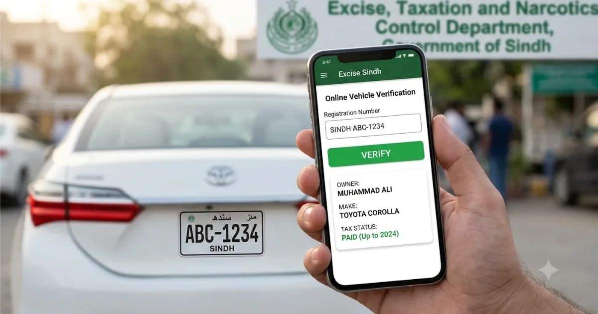 How to Verify a Vehicle in Sindh: Online Vehicle Verification Guide