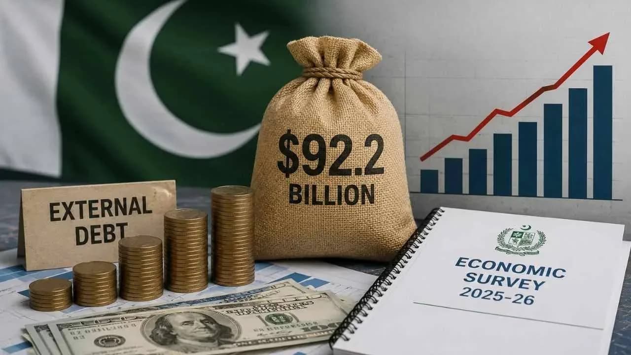 Pakistan Govt External Debt Hits $92.2B in March 2026