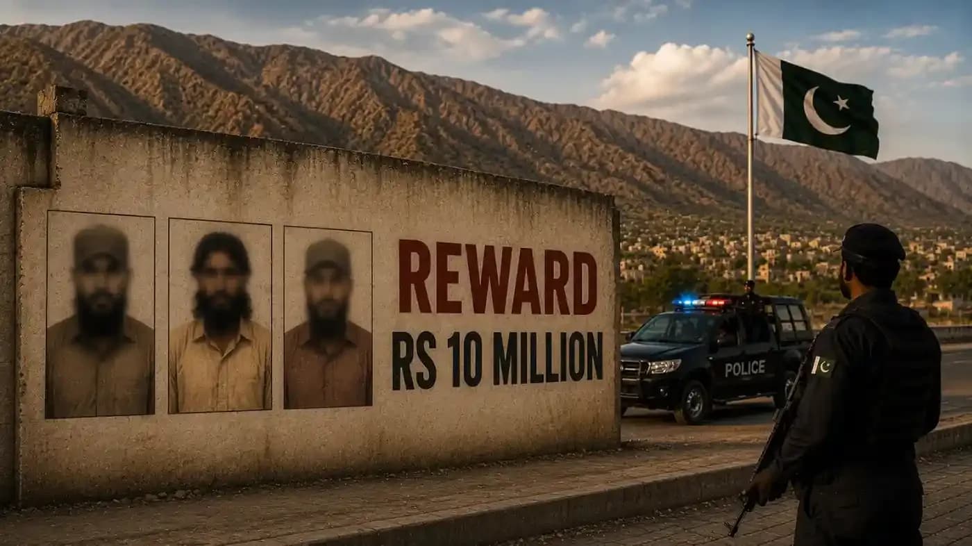 Pakistan Announces Up to Rs10 Million Bounty for Wanted Terrorists in DI Khan