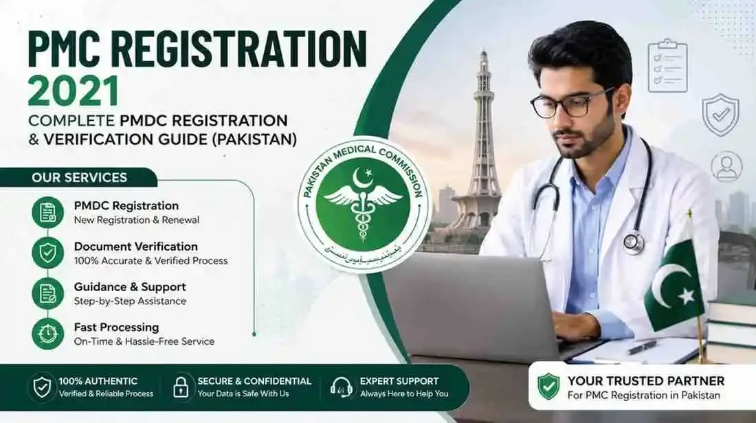 PMC Registration 2021: Complete PMDC Registration & Verification Guide (Pakistan)