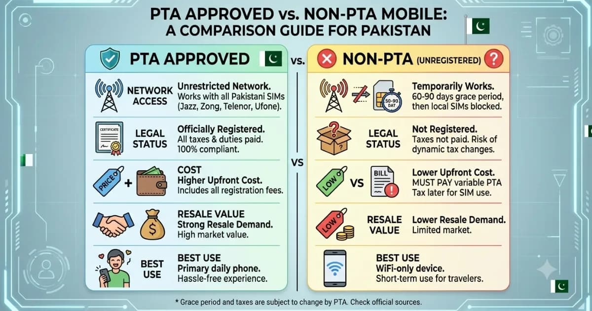 PTA Approved vs Non-PTA Mobile: 2026 Buyer's Guide