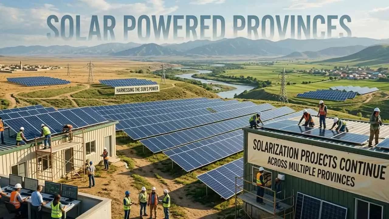 Solarization Works Expand Across Pakistan Provinces