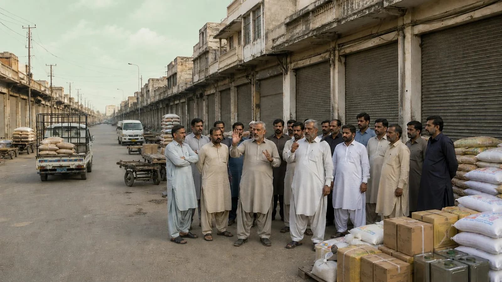 Karachi Traders Announce Shutdown, Food Supplies to Be Suspended