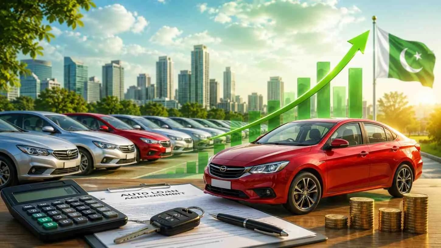 Auto Financing Surges 38% to Rs382 Billion in Pakistan