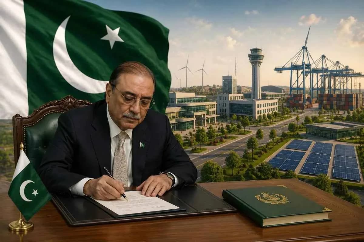President Zardari Approves SEZ Bill 2026 for Investment