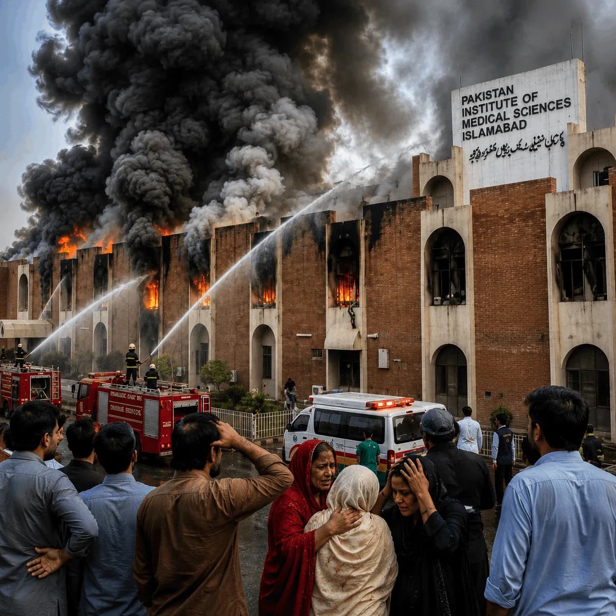 PIMS Hospital Fire Kills 14 Newborn Babies in Islamabad