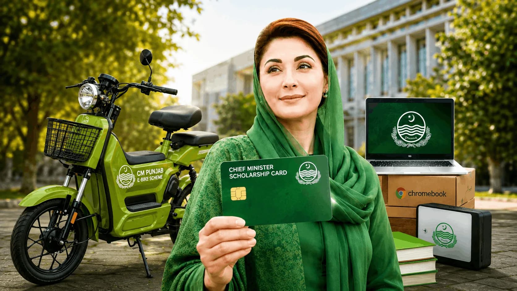 Hunarmand Punjab Scholarship Card 2026: Apply for E-Bike & Laptop