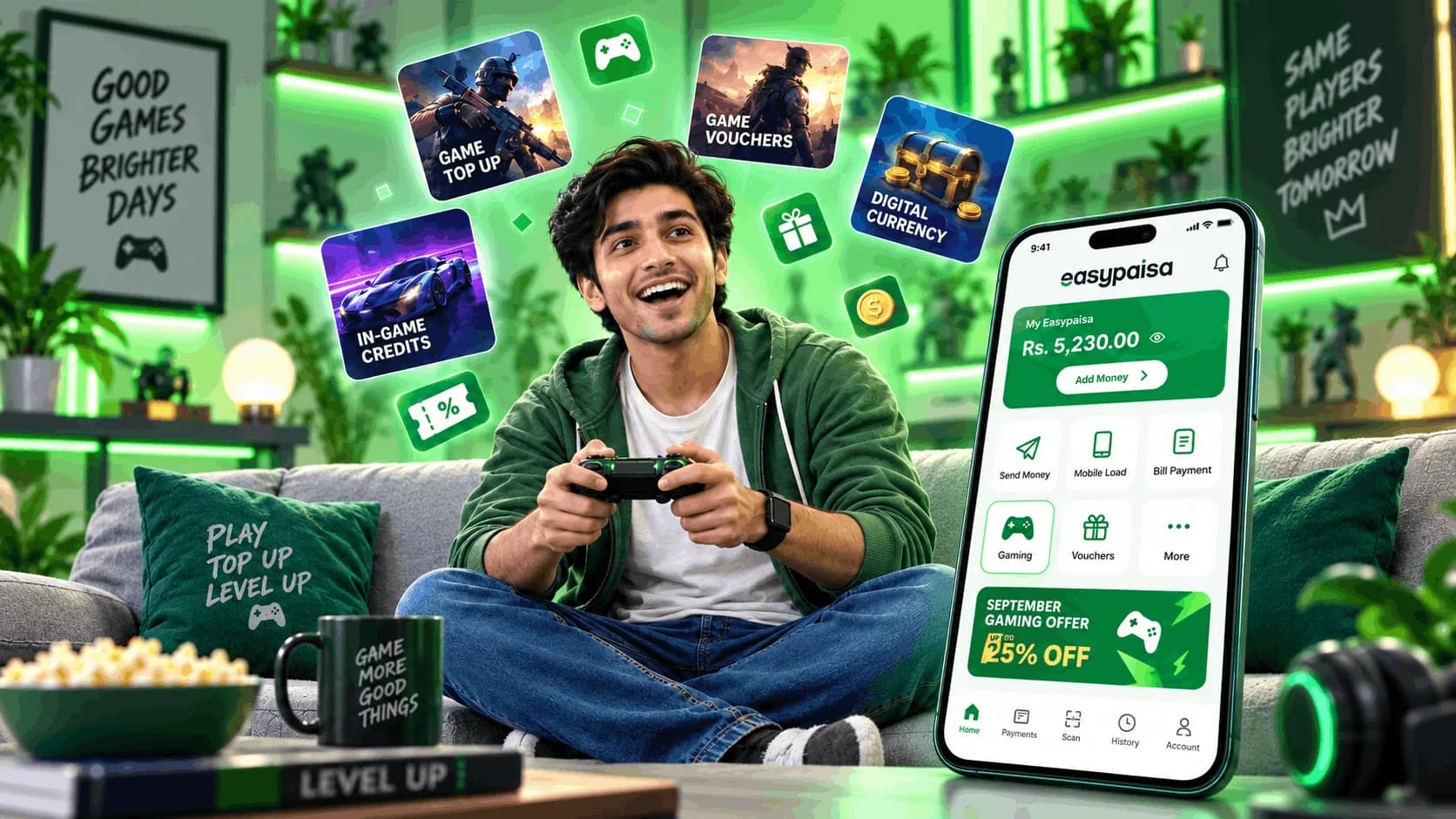 Easypaisa Gaming Discount Offer September