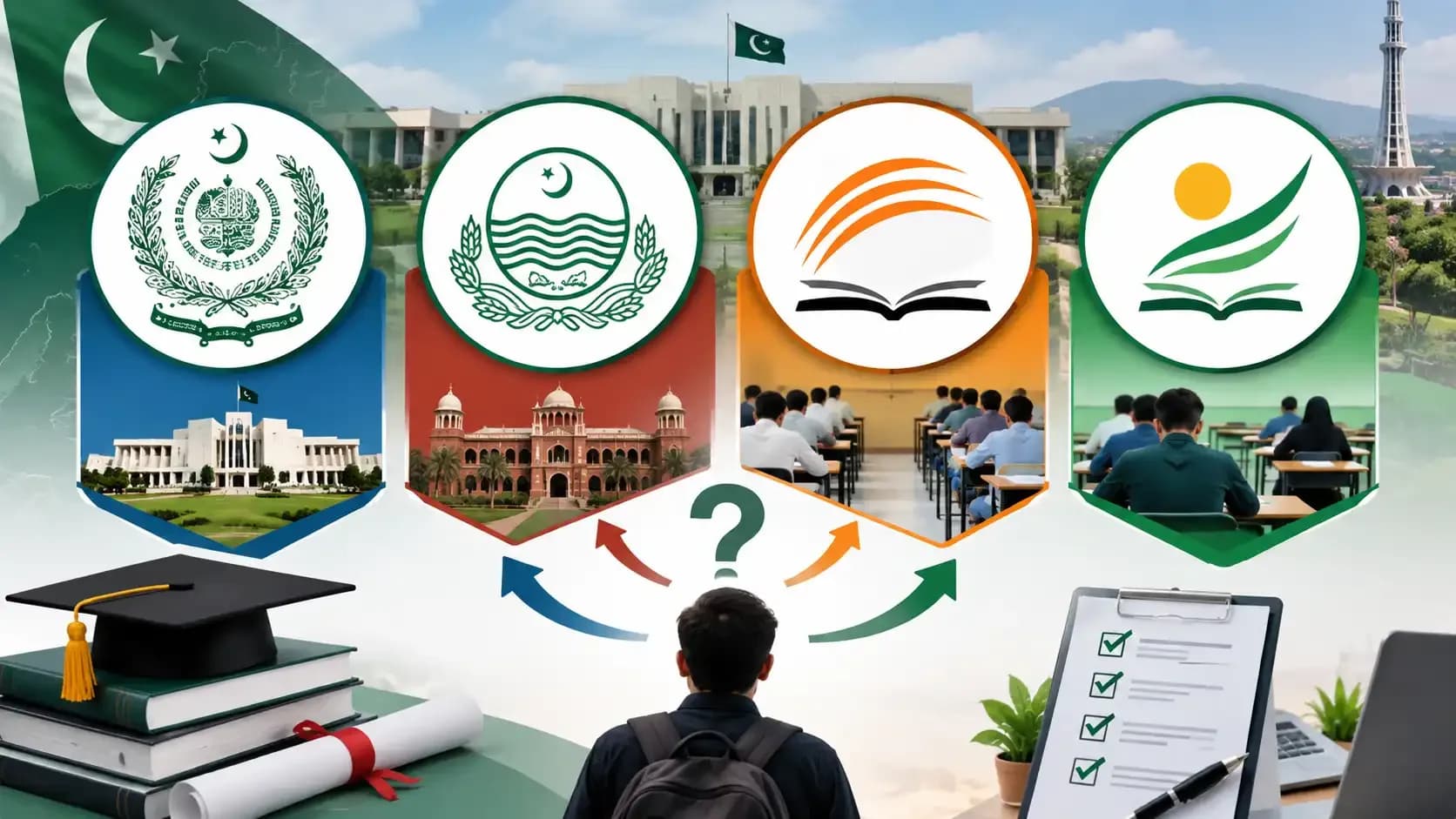 FPSC vs PPSC vs NTS vs PTS - Which Test for Which Job in Pakistan 2026