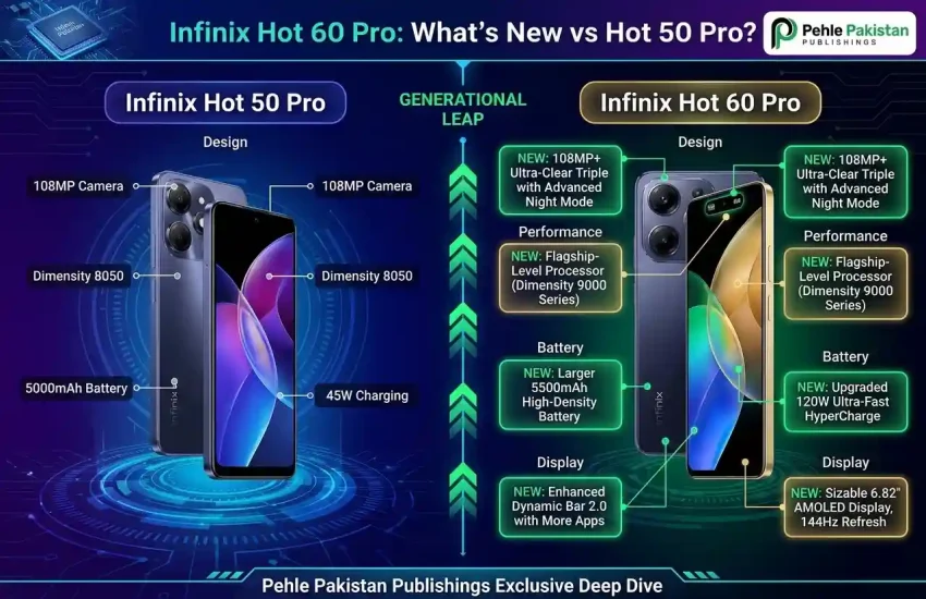 Infinix Hot 60 Pro What’s New vs Hot 50 Pro