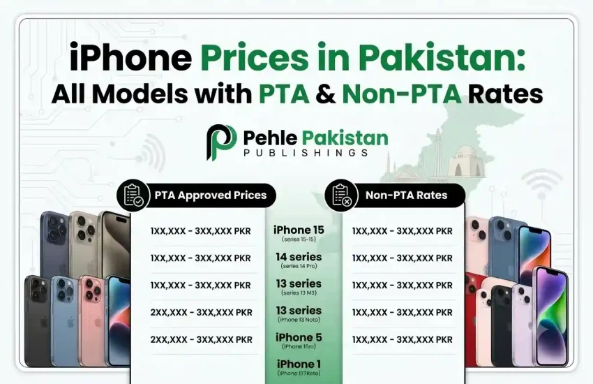 iPhone Prices in Pakistan 2026 All Models with PTA & Non-PTA Rates